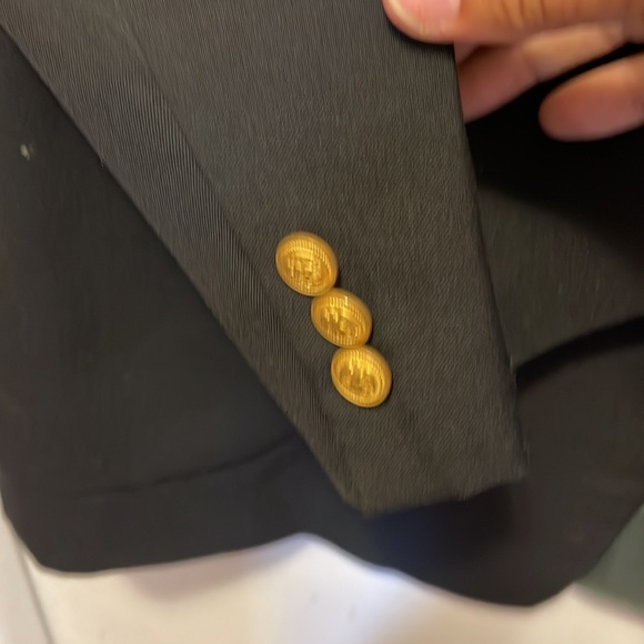 Black sport jacket/ blazer with silk lining - Picture 3 of 7